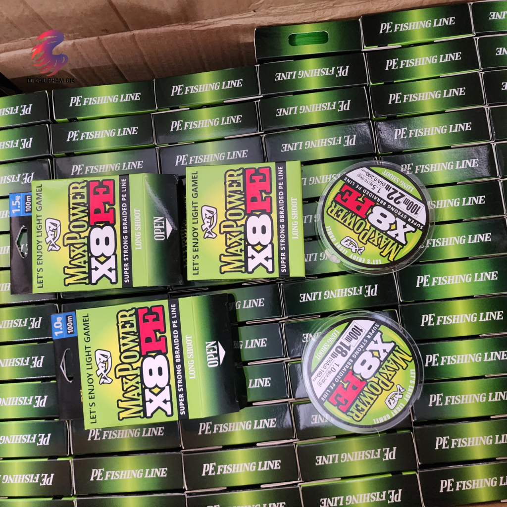 Dây Dù Pe X8 Max Power 100m Siêu Khỏe Màu Xanh Lá