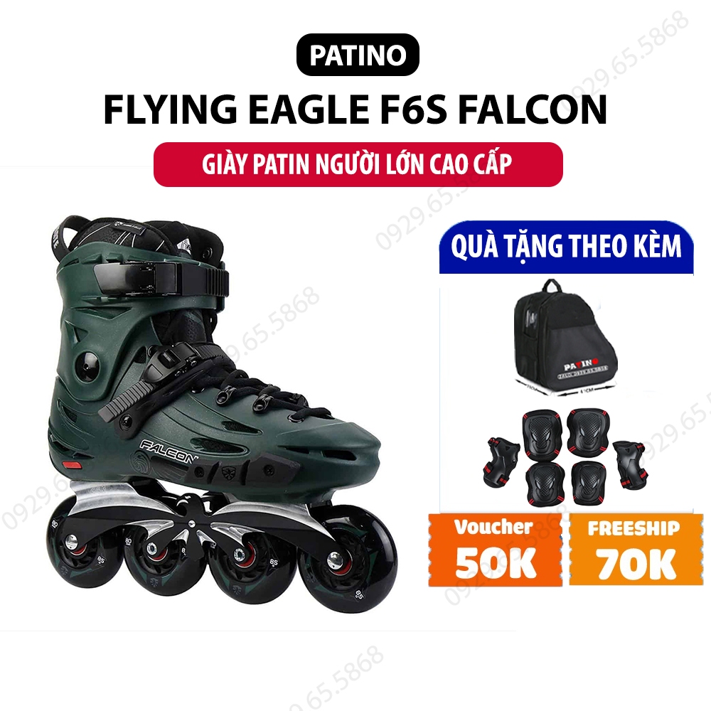 Giày trượt patin người lớn flying eagle F6S FALCON - hàng chính hãng