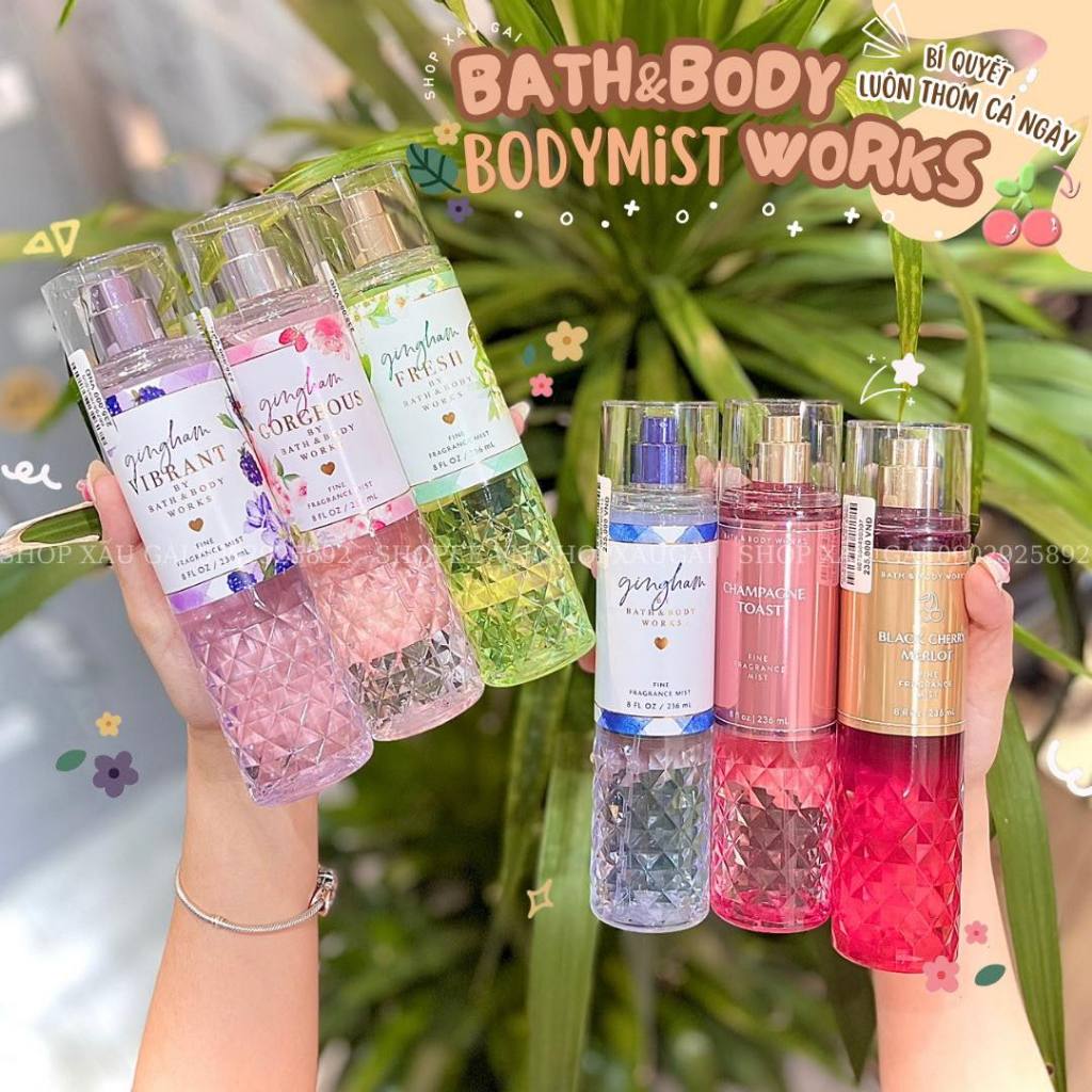 Chai Chiết Xịt Thơm Bath&Body Works 30ml / Mùi Hot