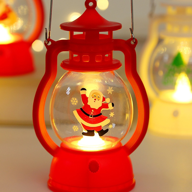 Đèn Lồng Trang Trí Giáng Sinh - Phụ Kiện Decor Cây Thông Noel Ruffo Dễ Thương 2024 Nhiều Mẫu Mã Tặng Kèm Pin