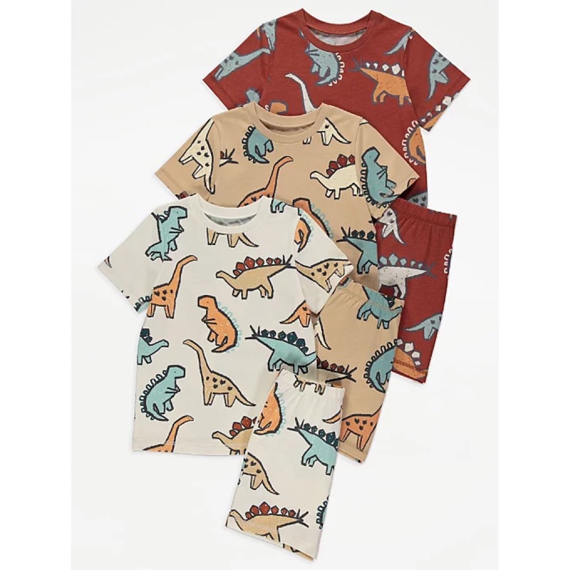 Set 3 bộ khủng long Geo auth săn sale cho bé trai 10 đến 21kg