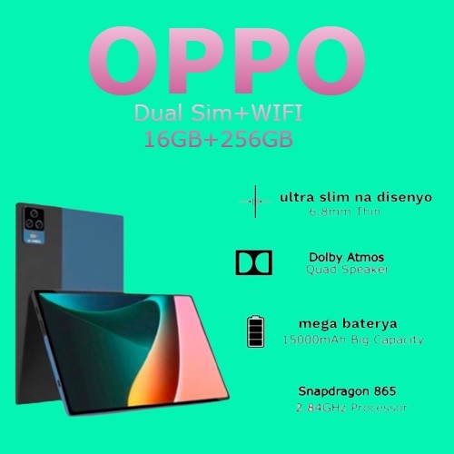(MỚI) MÁY TÍNH BẢNG OPPO 12.1 Inch RAM 16GB + ROM 512GB/ 2 SIM 4G LTE WIFI