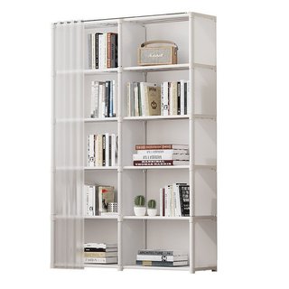 Kệ Sách Đa Năng Lắp Ghép Kèm Rèm Che Phủ Chống Bụi Bẩn