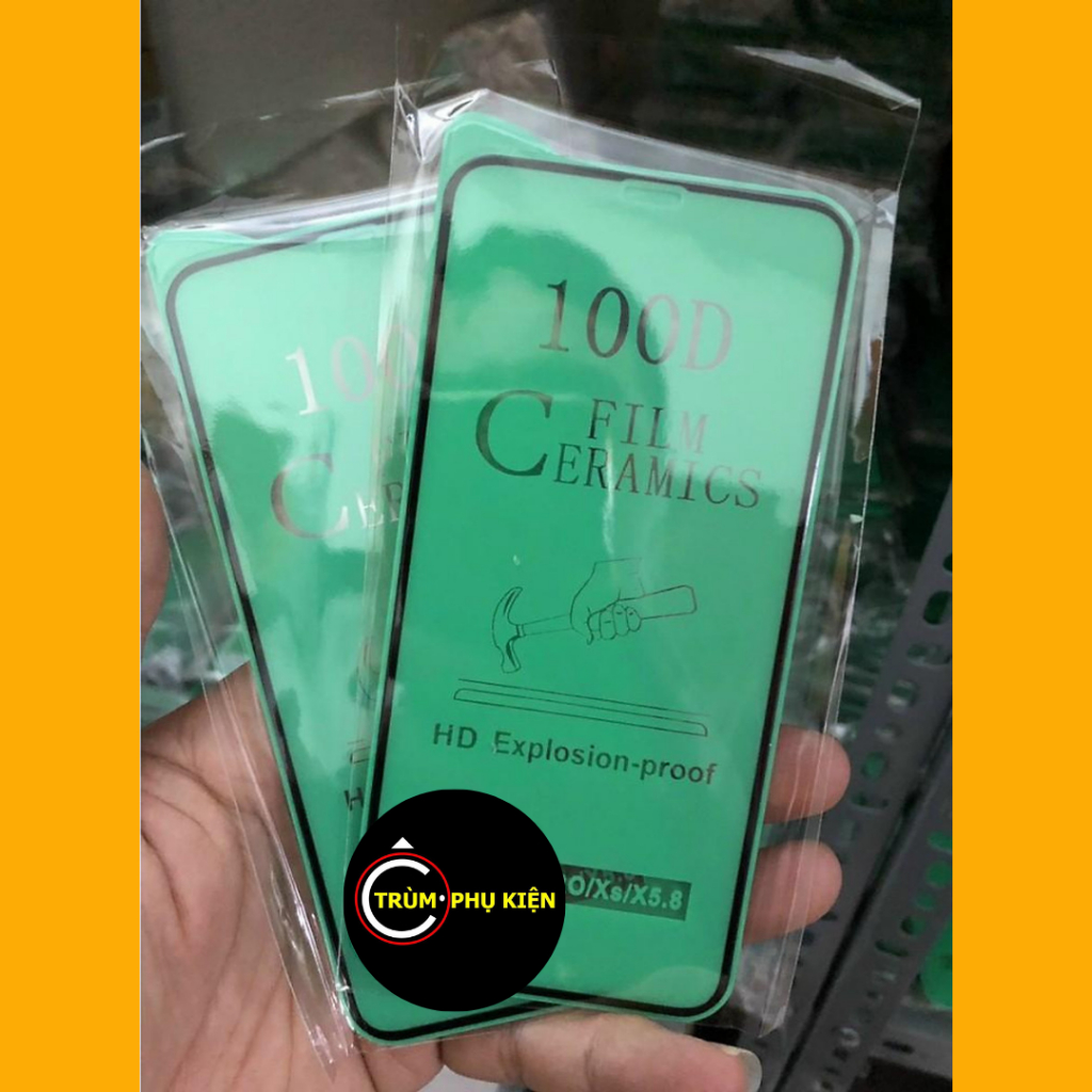 Cường Lực lphone Dẻo Full Màn 100D Không Lo Sứt Mẻ