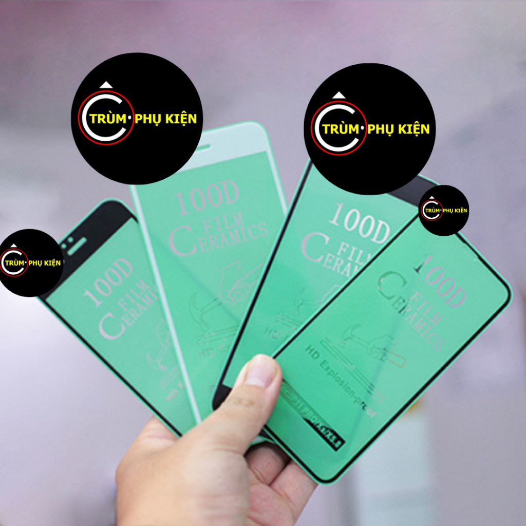 Cường Lực lphone Dẻo Full Màn 100D Không Lo Sứt Mẻ