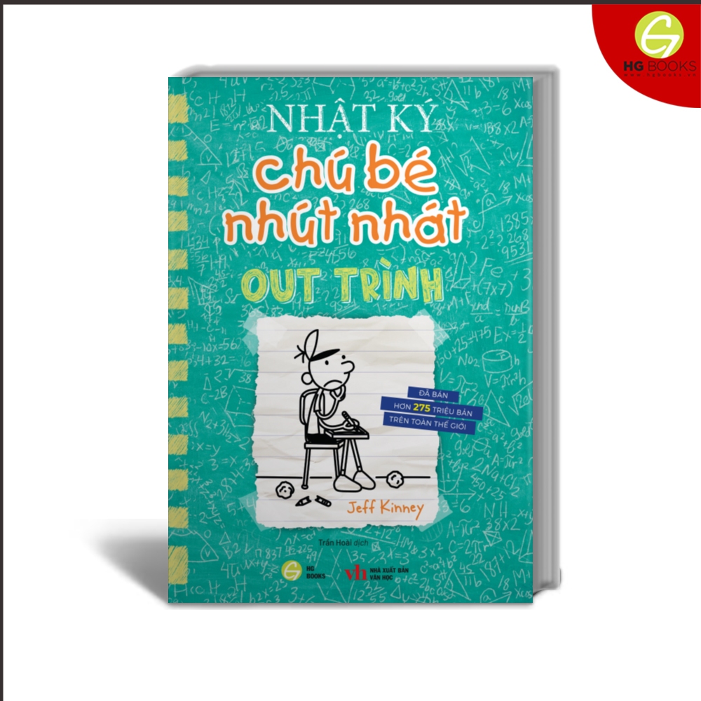 Sách thiếu nhi: Nhật Ký Chú Bé Nhút Nhát tập 18: Out trình - Phiên bản tiếng Việt. Tái bản năm 2023