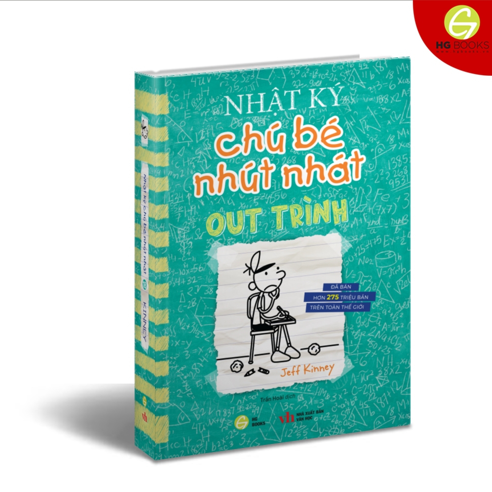 Sách thiếu nhi: Nhật Ký Chú Bé Nhút Nhát tập 18: Out trình - Phiên bản tiếng Việt. Tái bản năm 2023