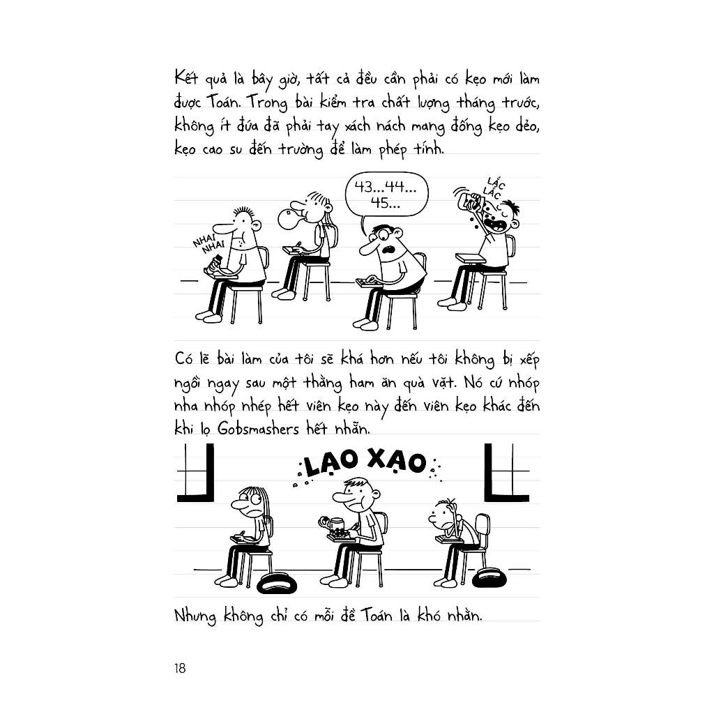 Sách thiếu nhi: Nhật Ký Chú Bé Nhút Nhát tập 18: Out trình - Phiên bản tiếng Việt. Tái bản năm 2023