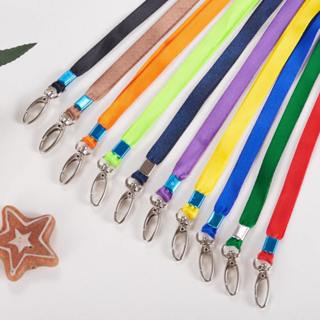 [ HỎA TỐC ] Dây lụa đeo bảng tên móc xoay inox  rộng 1cm / 1,5cm có thể xoay chiều nhiều màu sắc hàng cao cấp LOẠI 1