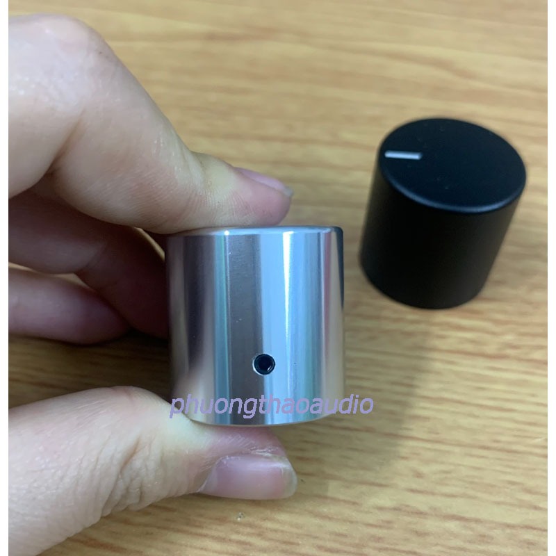 Núm nhôm phay anod đường kính 25mm cao 25mm 25x25mm