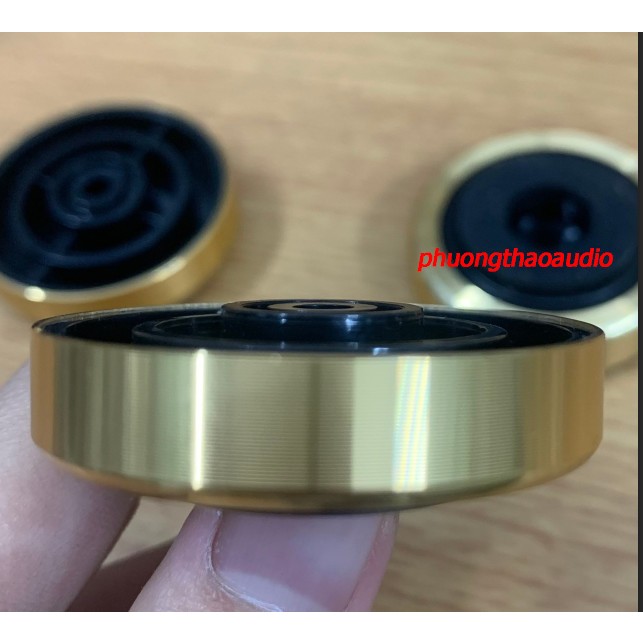 Set 4 chiếc Chân kê amply lõi nhựa bọc nhôm kích thước 40x12mm, 45x15mm