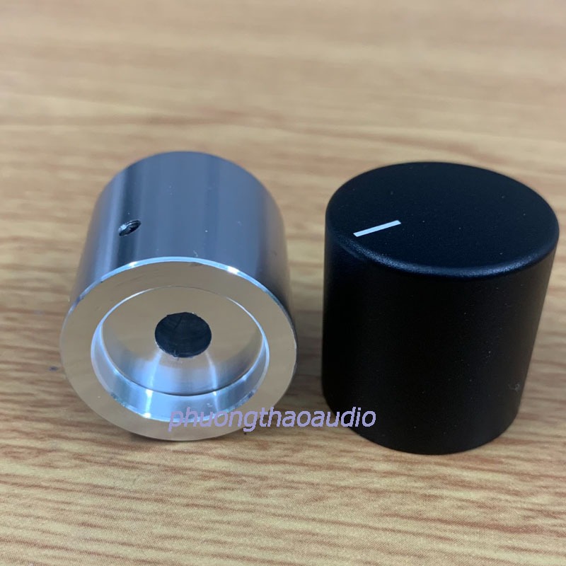 Núm nhôm phay anod đường kính 25mm cao 25mm 25x25mm