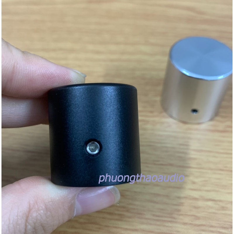 Núm nhôm phay anod đường kính 25mm cao 25mm 25x25mm