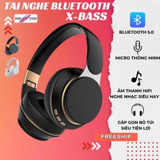 Tai Nghe Chụp Tai Mincom Không Dây Bluetooth Ziyou X-Bass Âm Trầm Cực Căng Nghe Nhạc Hay Có thể Gấp Gọn, Pin Trâu