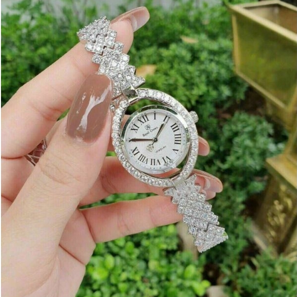 Đồng Hồ Nữ Full Đá RY Croww siêu sang,đẹp.