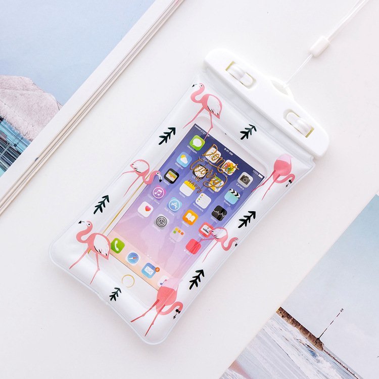 Túi Chống Nước Điện Thoại Bảo Vệ Điện Thoại Dưới Nước Khi Đi Bơi Đi Biển Viền Phao Cao Cấp Kèm Dây Đeo