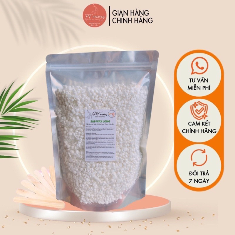 Túi 1kg Sáp wax beans cao cấp PTwaxing