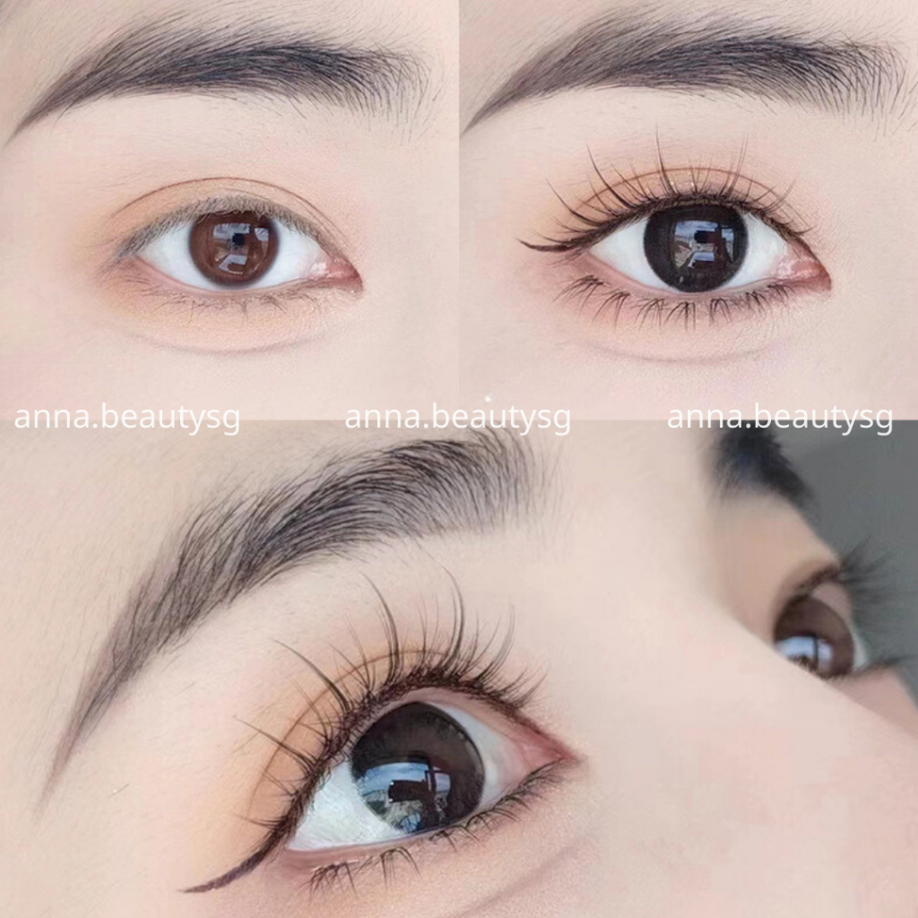 Lông mi giả gân trong tự nhiên Xixi đi học đi làm không lộ, lông mi giả dài dùng hàng ngày