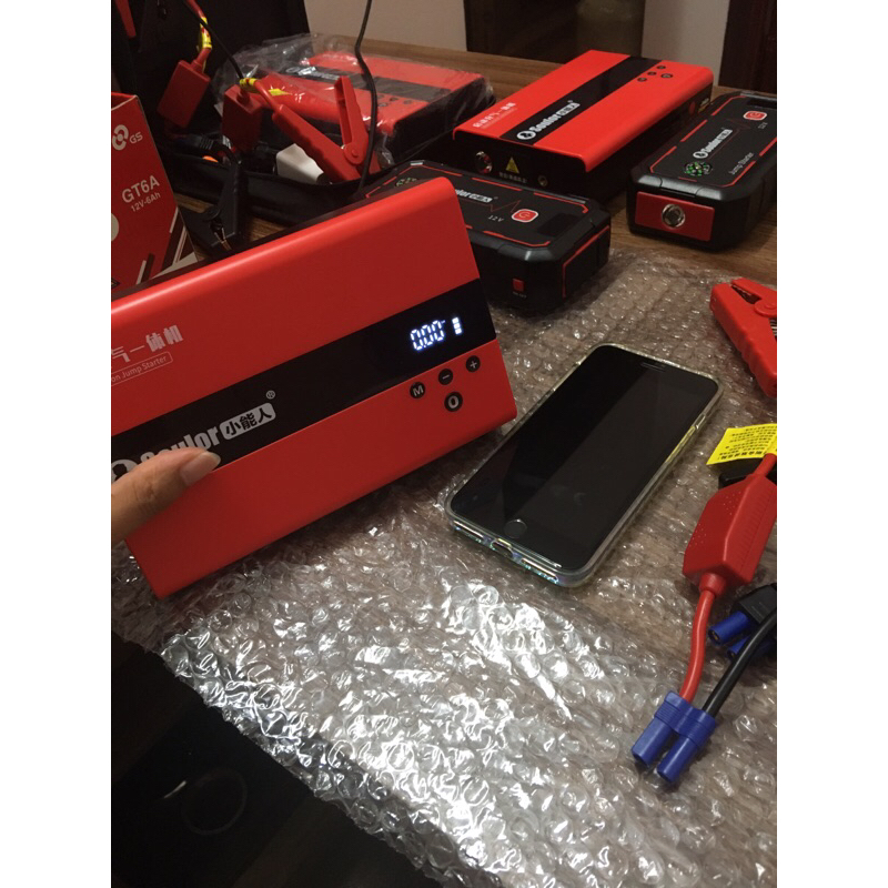 KÍCH BÌNH BƠM LỐP KẸP THÔNG MINH : 99.800mAh CHÍNH HÃNG SOULOR