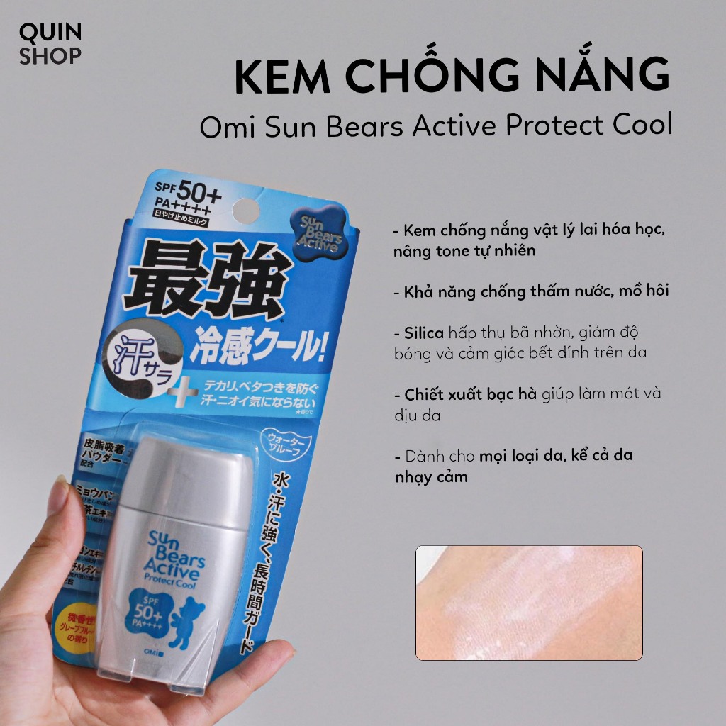 Kem Chống Nắng Omi Sun Bear