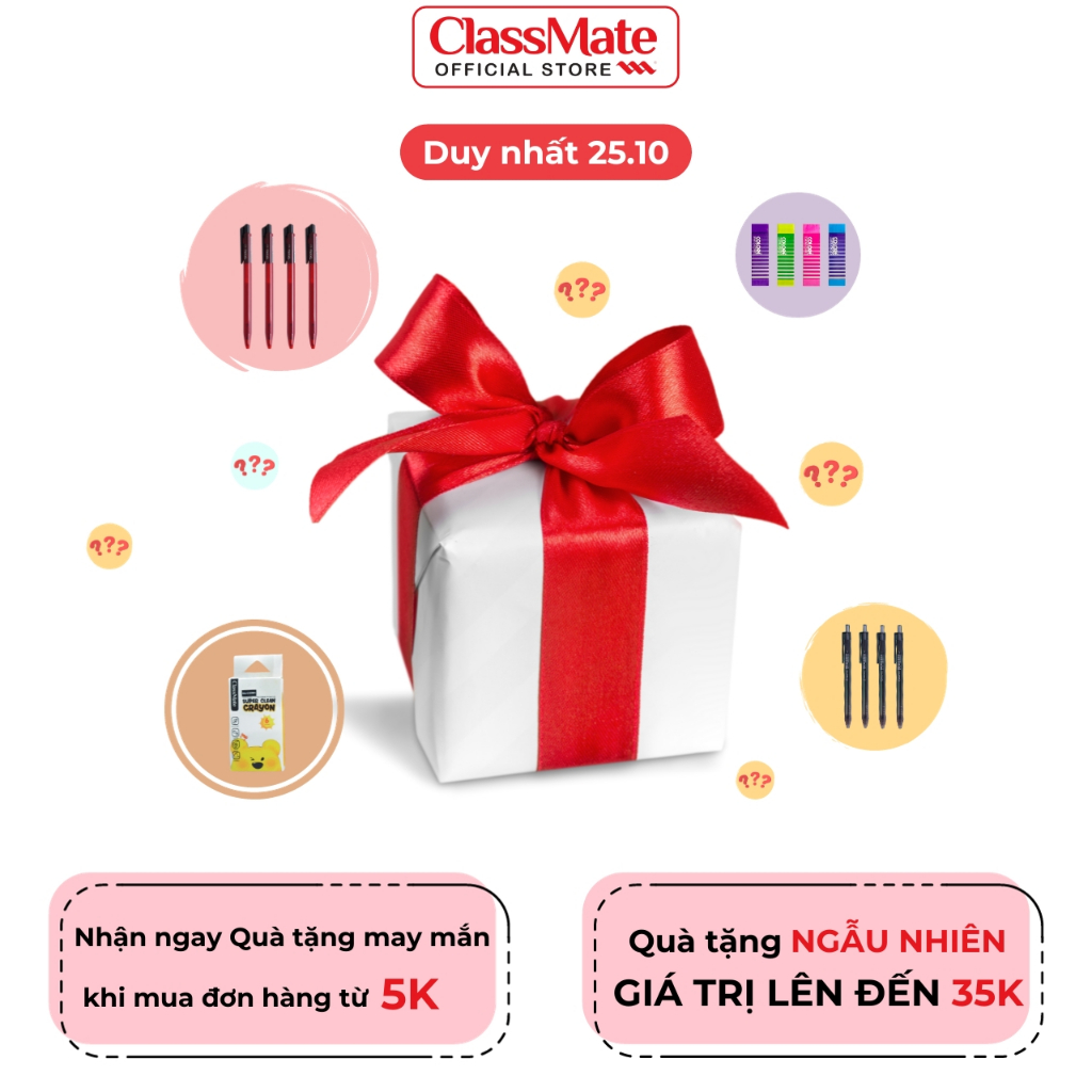 Bút Gel Xóa Được CLASSMATE An Toàn Không Độc Hại Ngòi 0.5mm GP02-PE