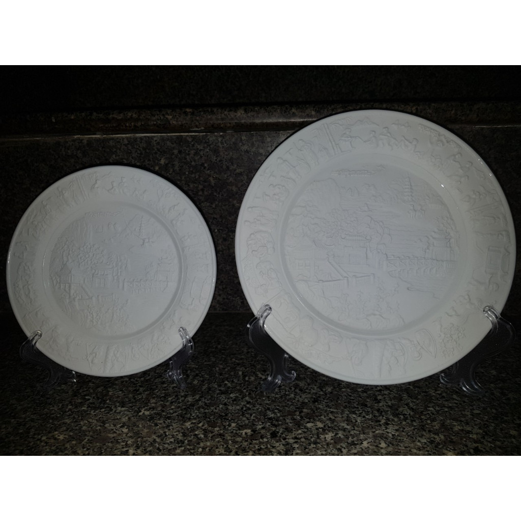 Dĩa tròn 16cm , 20cm Phù Điêu Đất Nước