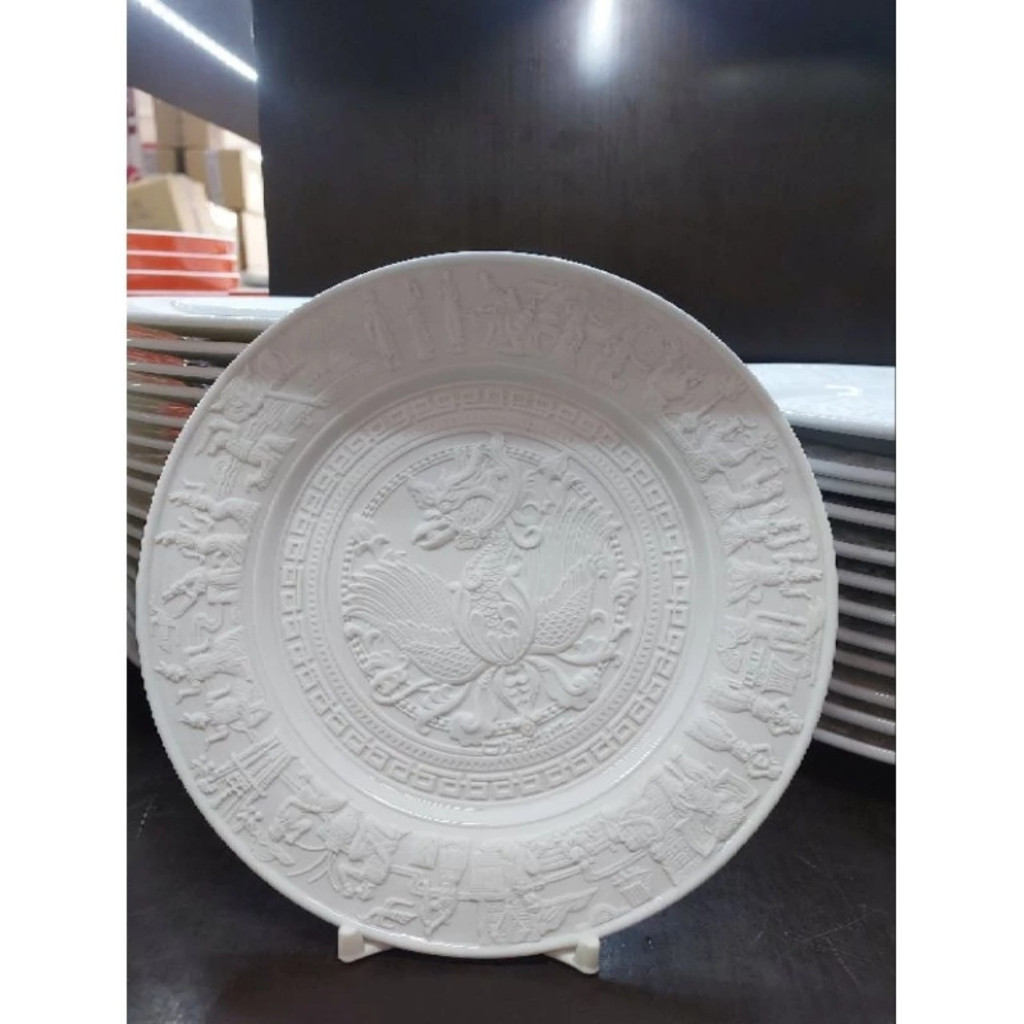 Dĩa tròn 16cm , 20cm Phù Điêu Đất Nước