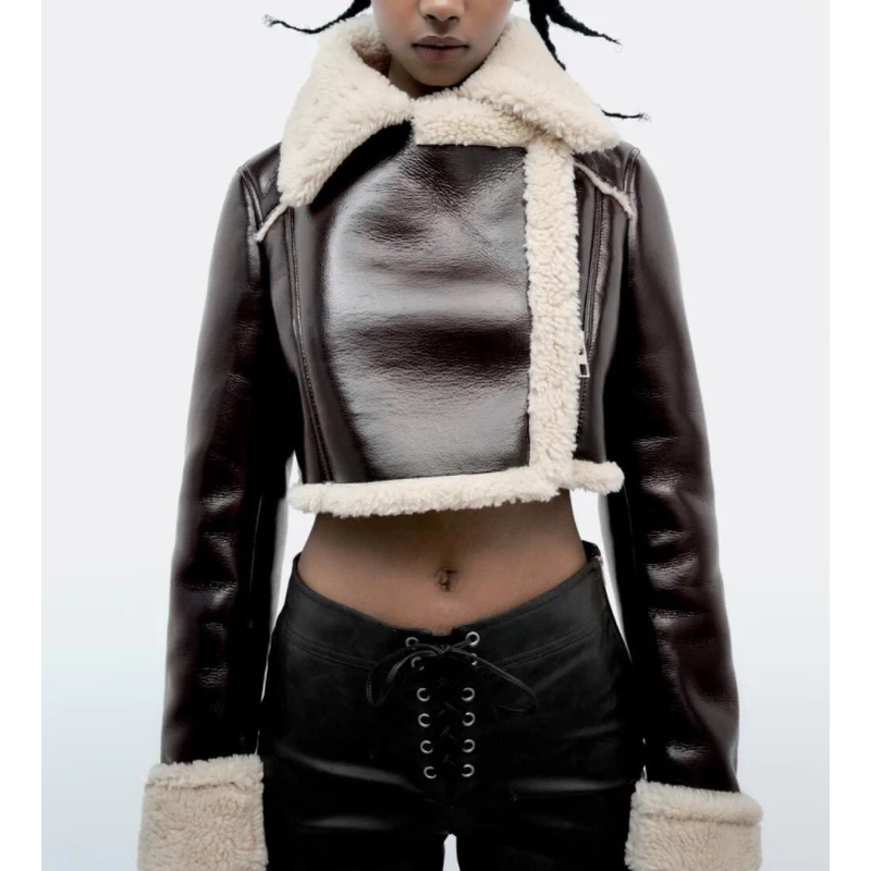 Áo khoác da lông cừu
