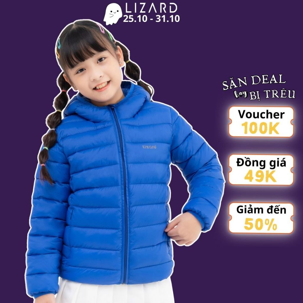Áo phao siêu nhẹ trẻ em Lizard polyester cao cấp kiểu dáng năng động - 5FWJK009
