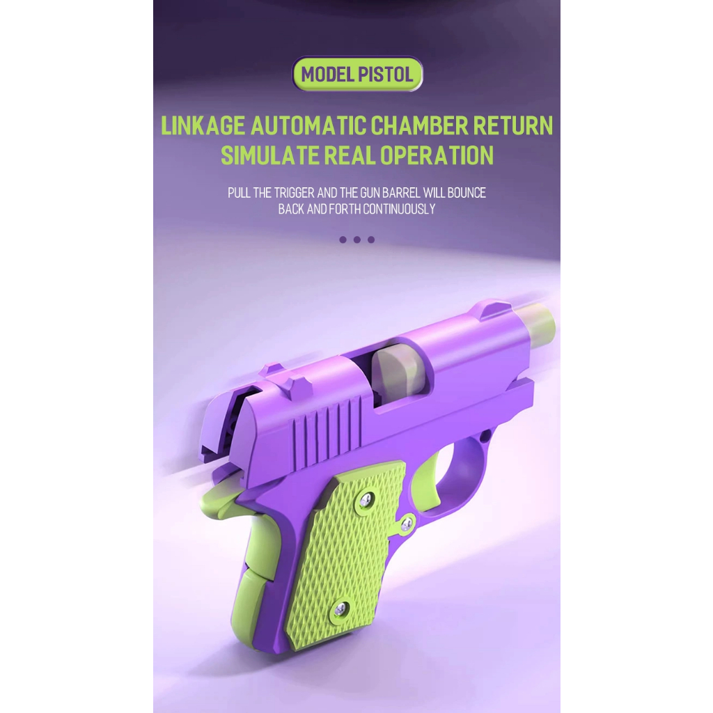 Đồ chơi mô hình súng M1911 bằng nhựa in 3D cà rốt hàng hot trend