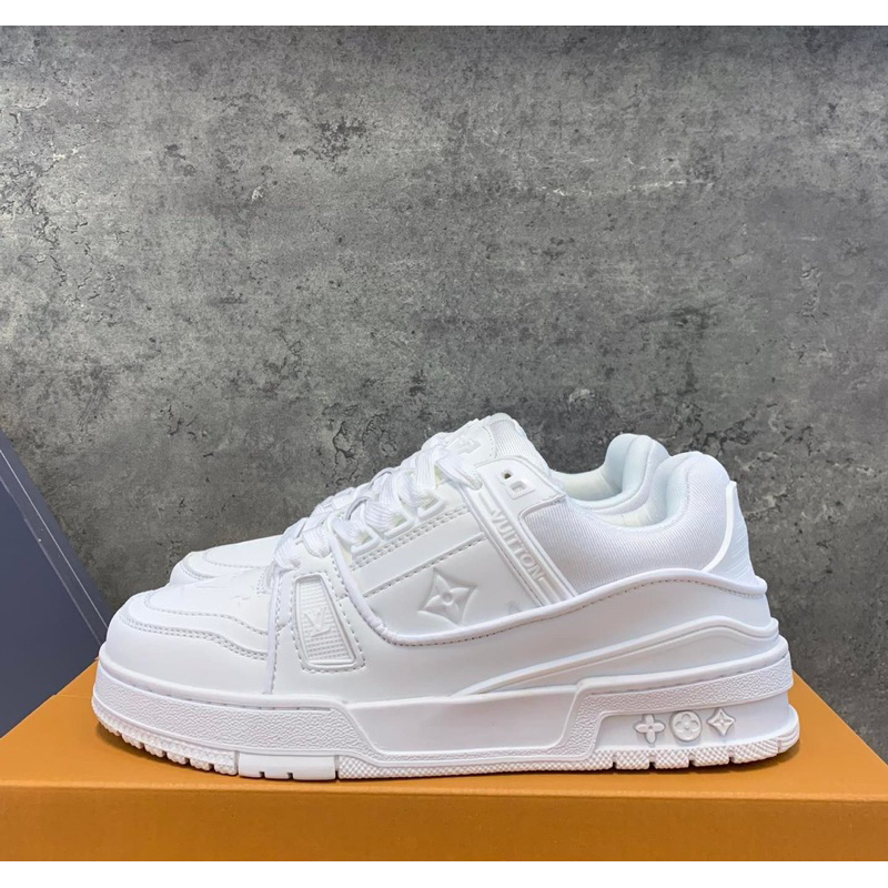 Giày L'V bản trắng cao cấp nam nữ size 36-44