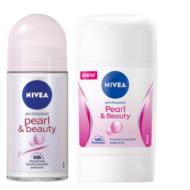 Sáp khử mùi nữ NIVEA Pearl & Beauty - sáp lăn nách Ngọc trai 40ml
