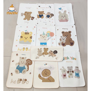 Tấm lót chống thấm 4D Jubon, Kiluta cho bé sơ sinh thay tã bỉm mẫu mới nhiều họa tiết kích thước 50 x 70cm