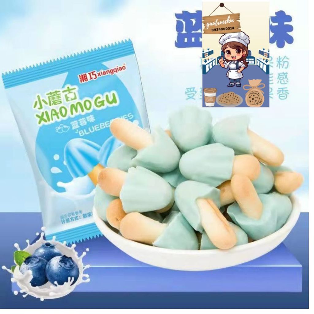 [10 túi kẹo] Kẹo hình cây nấm nhỏ /kẹo sô cô la/ kẹo việt quất/ kẹo ăn vặt
