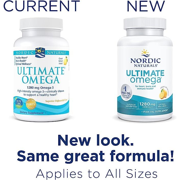 Nordic Naturals Ultimate Omega-3 1280mg - Viên Uống Dầu Cá Hỗ Trợ Não, Tim Mạch, Mắt Và Hệ Miễn Dịch 90 viên