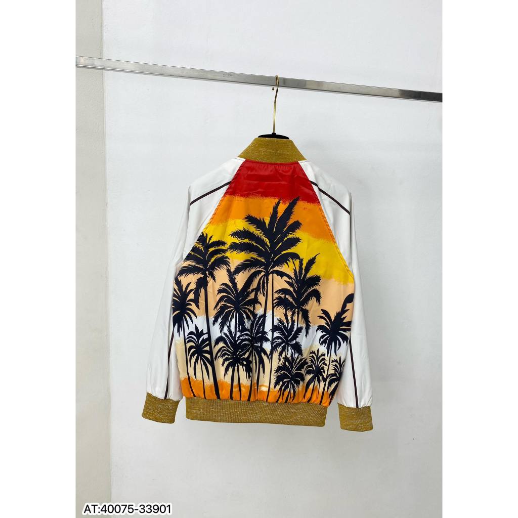 Áo khoác Bomber Nam Nữ Cây Dừa Siêu Cấp - áo khoác gió SLR Nam Nữ In Hình Cây Dừa Siêu Nét