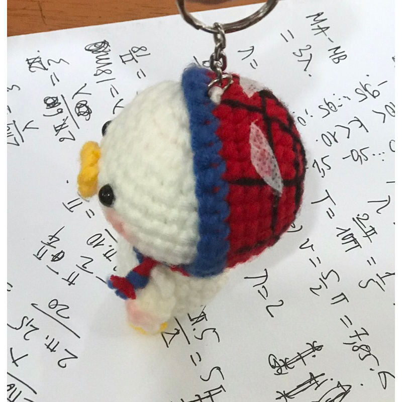 Vịt mini đội mũ spiderman