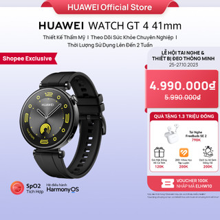 [HOT SALE 14.10-13.11]Đồng Hồ Thông Minh HUAWEI WATCH GT 4 41mm | Theo Dõi Sức Khỏe Chuyên Nghiệp | Hàng Phân Phối Chính