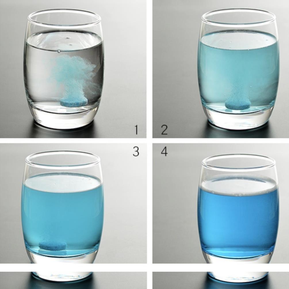 Viên sủi rửa gương, kính xe hơi, viên pha nước rửa kính sáng bóng, tiện dụng, tiết kiệm