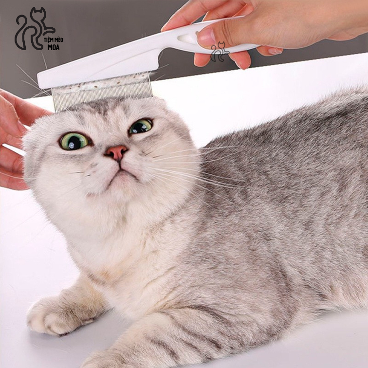 Lược chải ve rận cho chó, mèo - Lược chải lông - Tiệm Mèo Moa