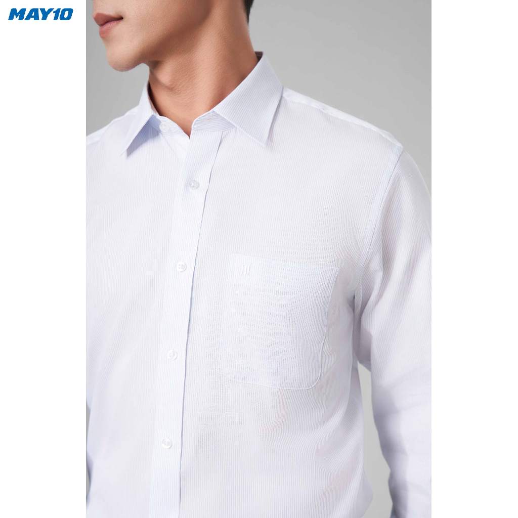 Sơ mi nam dài tay May 10 form Regular mã 010123153 48