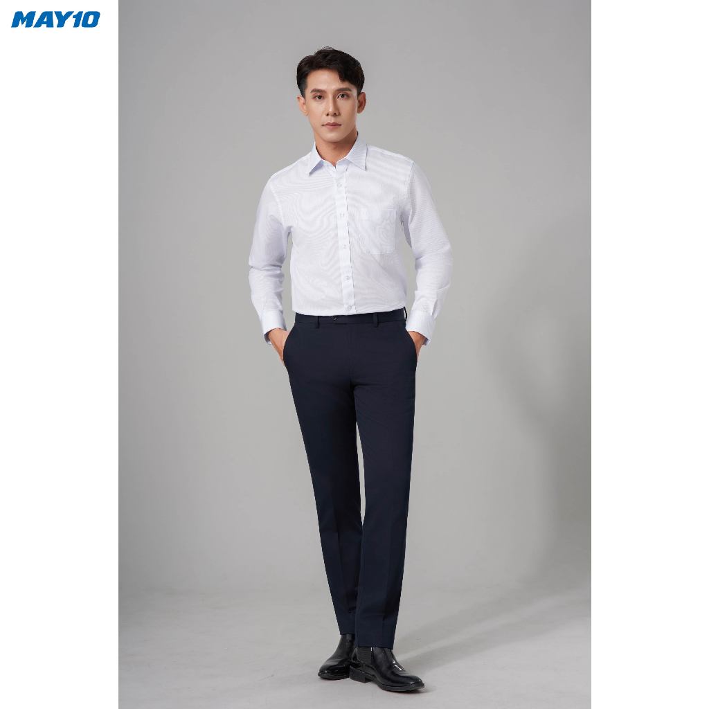 Sơ mi nam dài tay May 10 form Regular mã 010123153 48