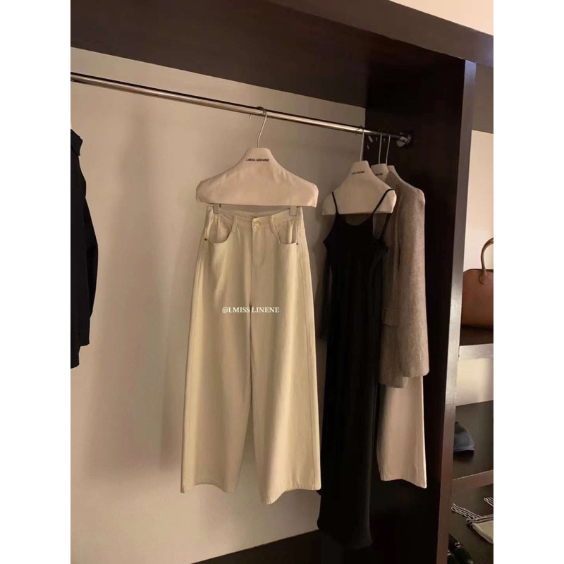 Quần kaki suông I MISS LINENE 5180 // Hàng có sẵn 🇰🇷