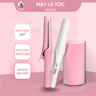 Máy ép tóc Nova, máy duỗi tóc bản nhỏ thiết kế nhỏ gọn thông minh có thể uốn cụp duỗi thẳng không gây hư tổn