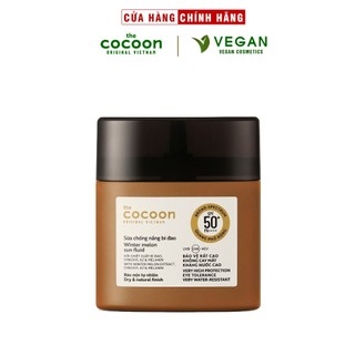 Bigsize - Sữa Kem chống nắng bí đao quang phổ rộng SPF 50 +, PA ++++ Cocoon 50ml mỹ phẩm thuần chay