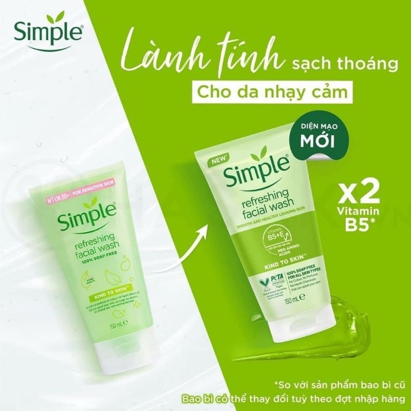 SRM SIMPLE GEL WASH DỊU NHẸ CHO DA DẦU MỤN 150ML