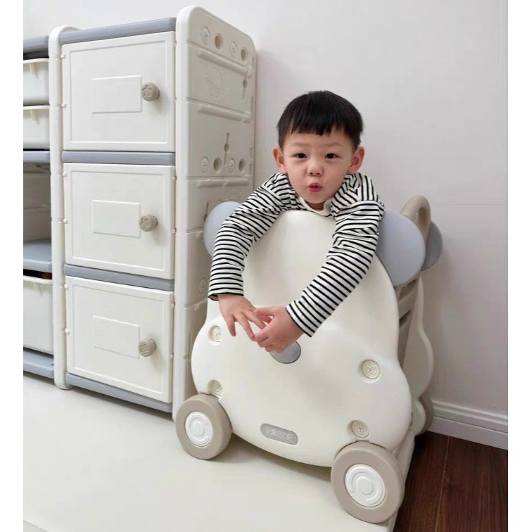 Xe Đẩy Đồ Chơi Honper Trẻ Em Hình Gấu Cao Cấp Chất Liệu Gỗ Bền Đẹp Thiết Kế Tiện Lợi An Toàn Cho Bé Zimbababy