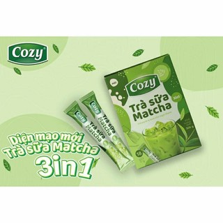 Trà sữa matcha "cozy" 3in1 gói 18g