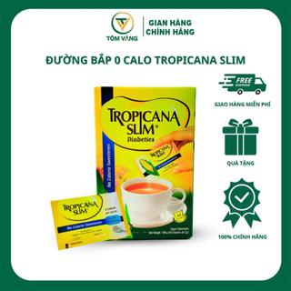 Đường bắp ăn kiêng 0 calo diabetic/ ít calo classic Tropicana Slim hộp 50g*2gr - Tôm Vàng