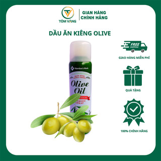 Dầu Oliu ăn kiêng Olive oil dạng xịt 7oz ăn giảm cân chai to khoảng 700 lần xịt ô liu - Tôm Vàng